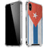 Cuban Flag Distressed iPhone X/XS Clear Case