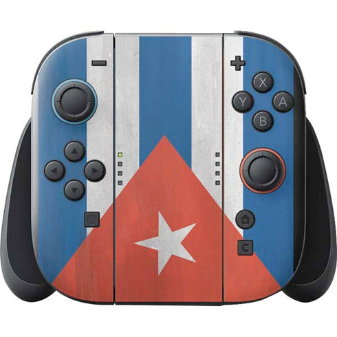 Cuban Flag Distressed Nintendo Switch 2 (2025) with Joy-Con Skin