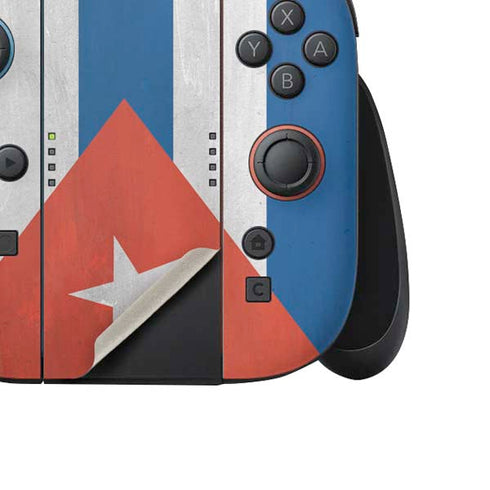 Cuban Flag Distressed Nintendo Switch 2 (2025) Joy-Con Controller Skin