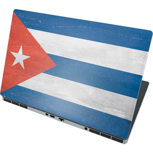 Cuban Flag Distressed Dell Precision Skin