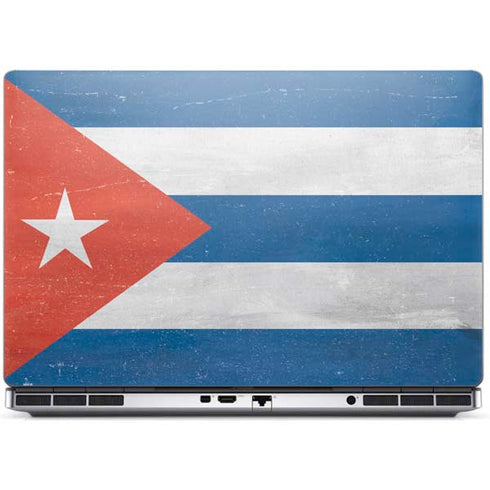 Cuban Flag Distressed Dell Precision Skin
