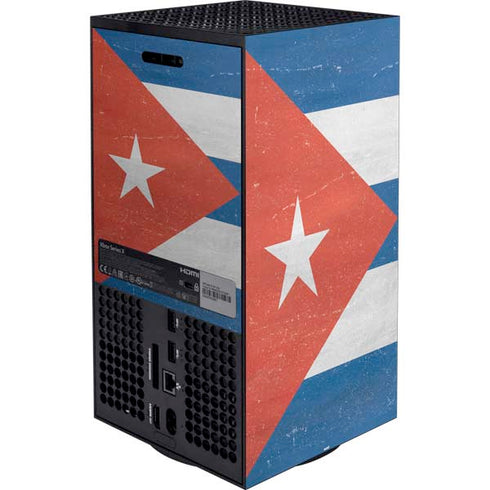 Cuban Flag Distressed XBox Series X Digital Edition Bundle Skin