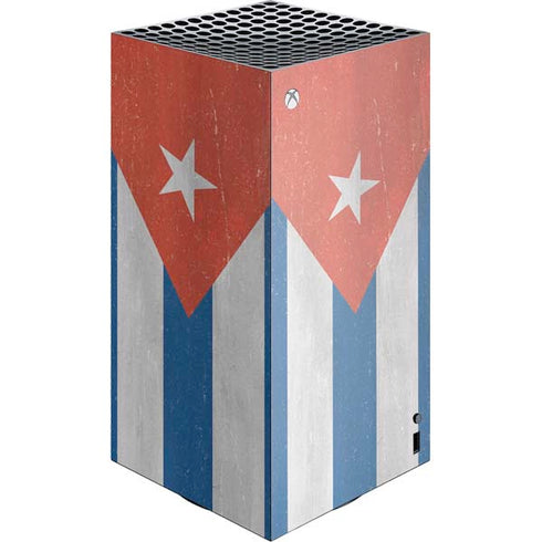 Cuban Flag Distressed Xbox Series X Skins