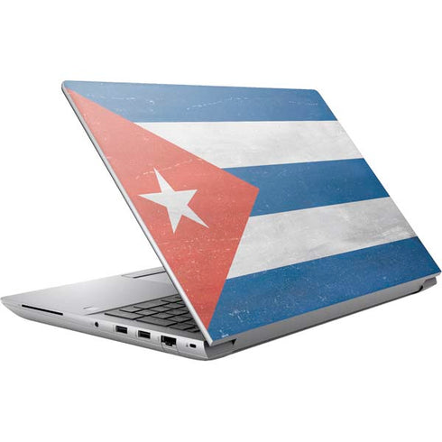 Cuban Flag Distressed HP ZBook Fury 16 G10 Skin