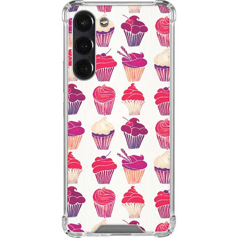 Cupcakes by Cat Coq Galaxy S24 FE Clear Case