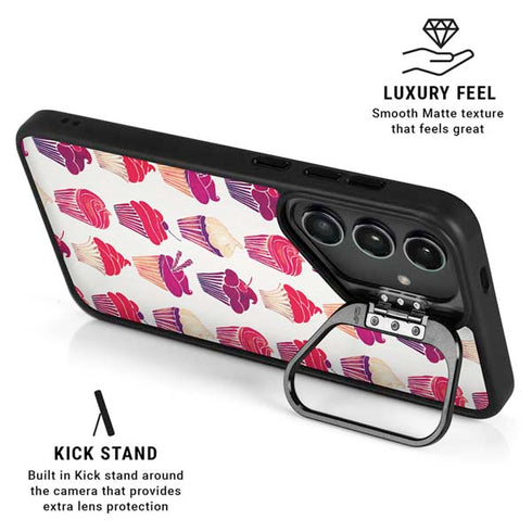 Cupcakes by Cat Coq Galaxy S25 Plus Kickstand Case