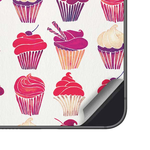 Cupcakes by Cat Coq Galaxy S24 Plus Skin
