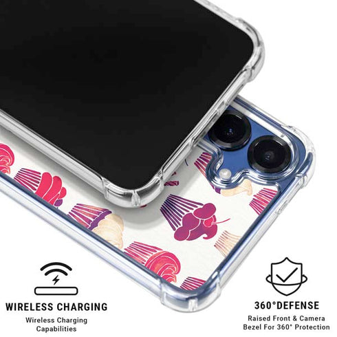 Cupcakes by Cat Coq Galaxy S25 Plus Clear Case