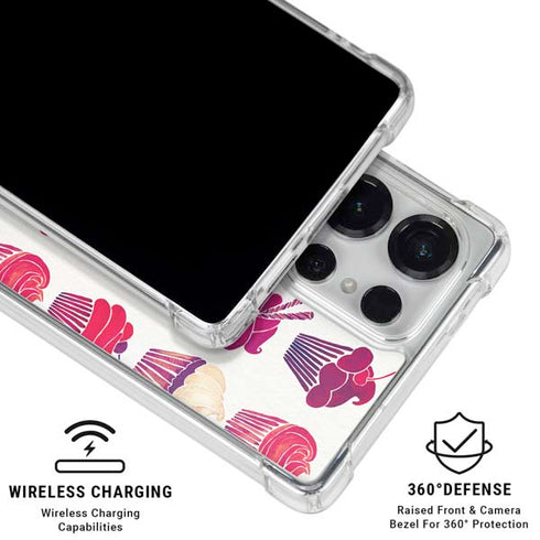 Cupcakes by Cat Coq Galaxy S25 Ultra Clear Case