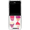 Cupcakes by Cat Coq Galaxy Z Flip6 Clear Case
