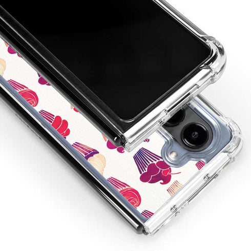 Cupcakes by Cat Coq Galaxy Z Fold5 5G Clear Case