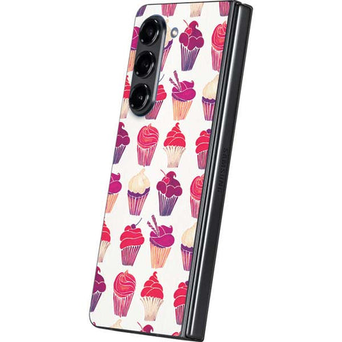 Cupcakes by Cat Coq Galaxy Z Fold5 5G Skin