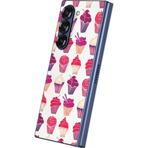Cupcakes by Cat Coq Galaxy Z Fold6 Skin