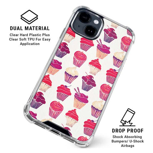 Cupcakes by Cat Coq iPhone 15 Clear Case