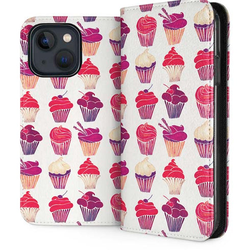 Cupcakes by Cat Coq iPhone 15 Plus Folio Case