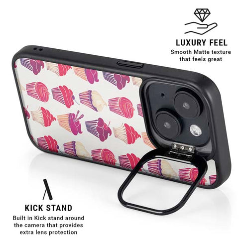 Cupcakes by Cat Coq iPhone 15 Plus Kickstand Case