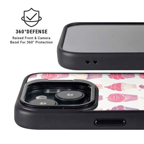 Cupcakes by Cat Coq iPhone 15 Plus Kickstand Case