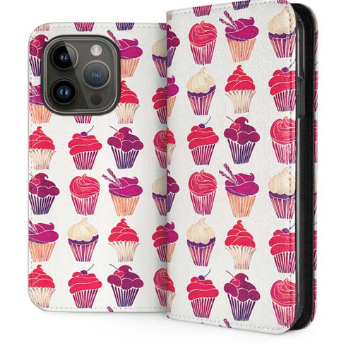 Cupcakes by Cat Coq iPhone 15 Pro Folio Case