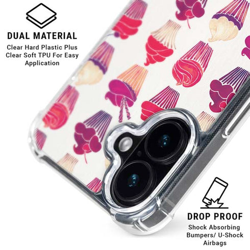 Cupcakes by Cat Coq iPhone 16 Clear Case