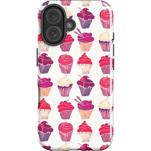 Cupcakes by Cat Coq iPhone 16 Plus Impact Case