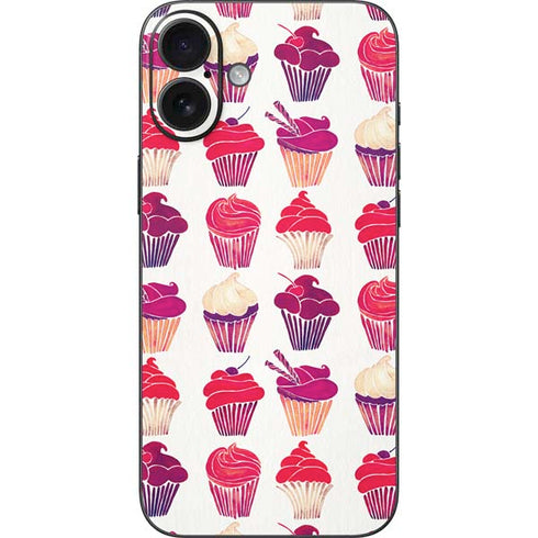 Cupcakes by Cat Coq iPhone 16 Plus Skin