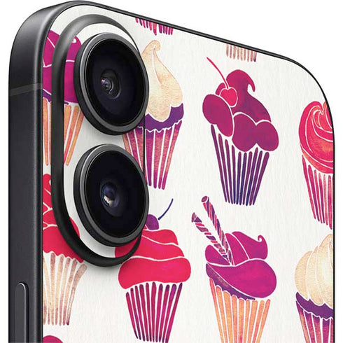 Cupcakes by Cat Coq iPhone 16 Skin