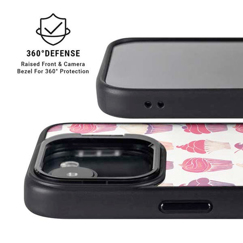 Cupcakes by Cat Coq iPhone 16e Kickstand Case