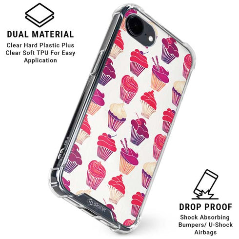 Cupcakes by Cat Coq iPhone 16e Clear Case