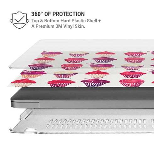 Cupcakes by Cat Coq MacBook Pro 14in (2021-24) Case plus Skin