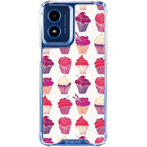Cupcakes by Cat Coq Moto G Play 4G (2024) Clear Case