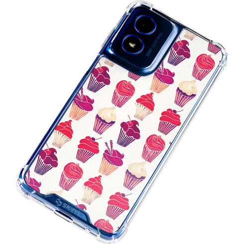 Cupcakes by Cat Coq Moto G Play 4G (2024) Clear Case