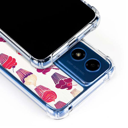 Cupcakes by Cat Coq Moto G Play 4G (2024) Clear Case