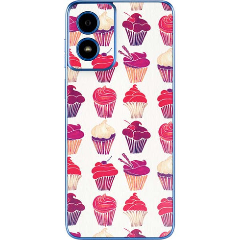 Cupcakes by Cat Coq Moto G Play 4G (2024) Skin