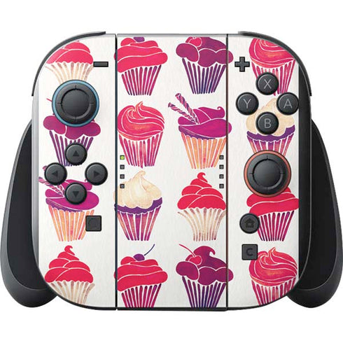 Cupcakes by Cat Coq Nintendo Switch 2 (2025) with Joy-Con Skin