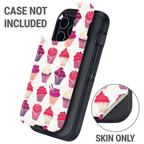 Cupcakes by Cat Coq Otterbox Defender iPhone Skin