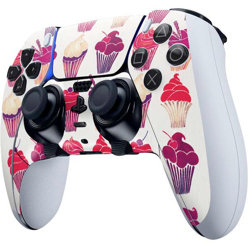 Cat Coq Cupcakes PS5 DualSense Edge Pro Controller Skin