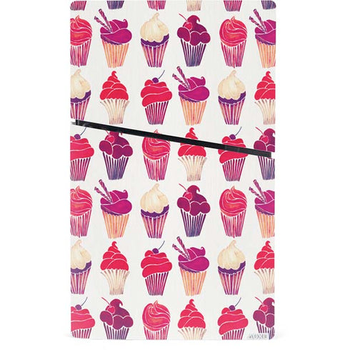 Cupcakes by Cat Coq PS5 Slim Digital Edition Console Skin