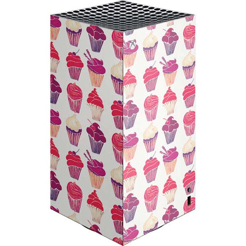 Cupcakes by Cat Coq XBox Series X Digital Edition Console Skin