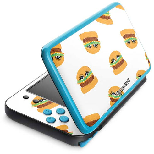 Bouffants and Broken Hearts Cute Burgers Nintendo 2DS XL (2017) Skin