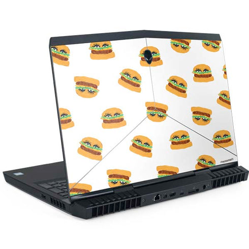 Bouffants and Broken Hearts Cute Burgers Dell Alienware Skin