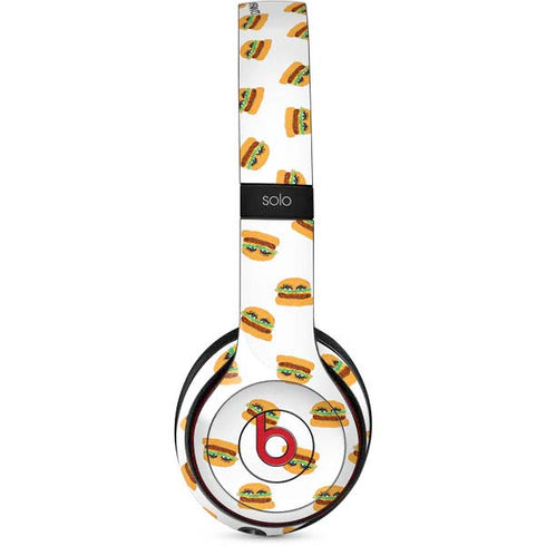 Bouffants and Broken Hearts Cute Burgers Beats Solo 3 Wireless Skin