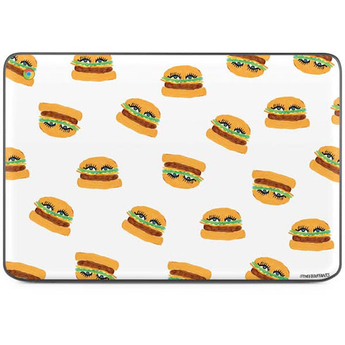 Bouffants and Broken Hearts Cute Burgers HP Chromebook Skin