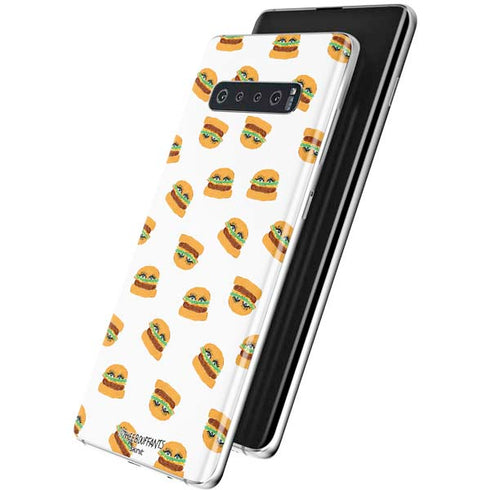 Bouffants and Broken Hearts Cute Burgers Galaxy S10 Plus Skin