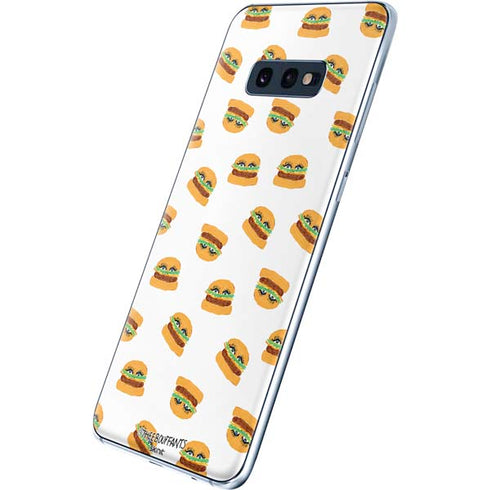 Bouffants and Broken Hearts Cute Burgers Galaxy S10e Skin