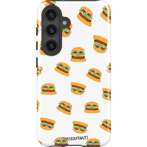 Bouffants and Broken Hearts Cute Burgers Galaxy S25 Impact Case