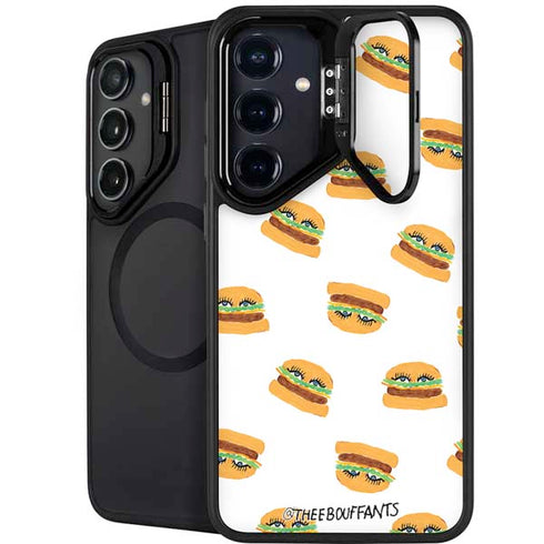 Bouffants and Broken Hearts Cute Burgers Galaxy S24 Kickstand Case