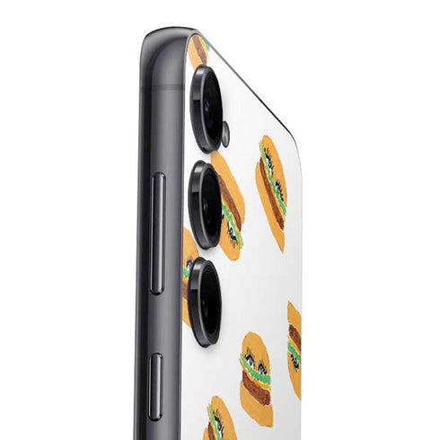 Bouffants and Broken Hearts Cute Burgers Galaxy S24 Skin