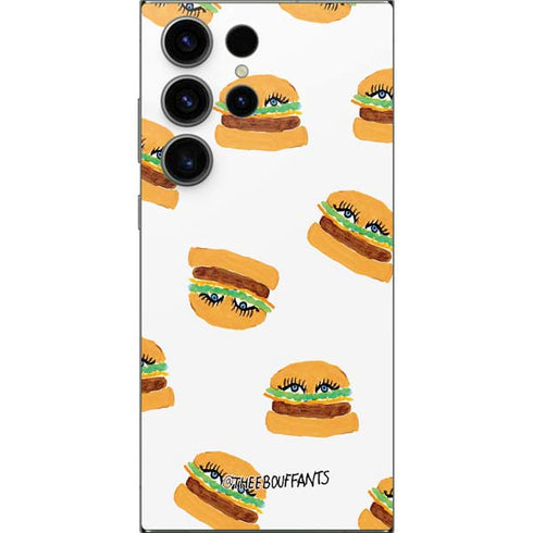 Bouffants and Broken Hearts Cute Burgers Galaxy S24 Ultra Skin