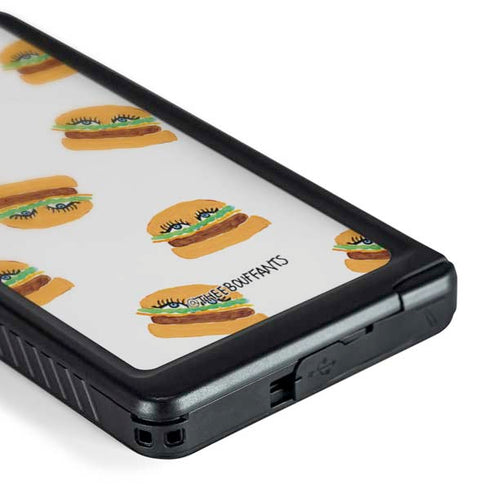 Bouffants and Broken Hearts Cute Burgers Galaxy S24 Ultra Waterproof Case