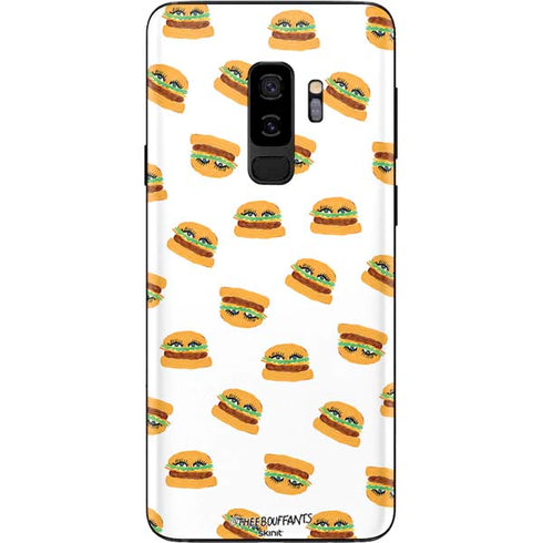 Bouffants and Broken Hearts Cute Burgers Galaxy S9 Plus Skin